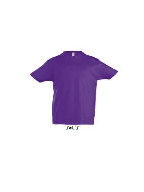 Detské tričko (SOLS IMPERIAL KIDS ROUND COLLAR T-SHIRT) > fialová (dark purple) > 10A