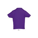 Detské tričko (SOLS IMPERIAL KIDS ROUND COLLAR T-SHIRT) > fialová (dark purple) > 12A