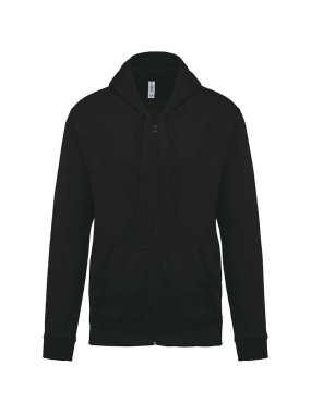 Unisex mikina(KARIBAN FULL ZIP HOODIE ) > čierna > M