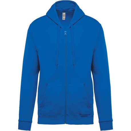 Unisex mikina(KARIBAN FULL ZIP HOODIE ) > modrá (light royal) > 2XL