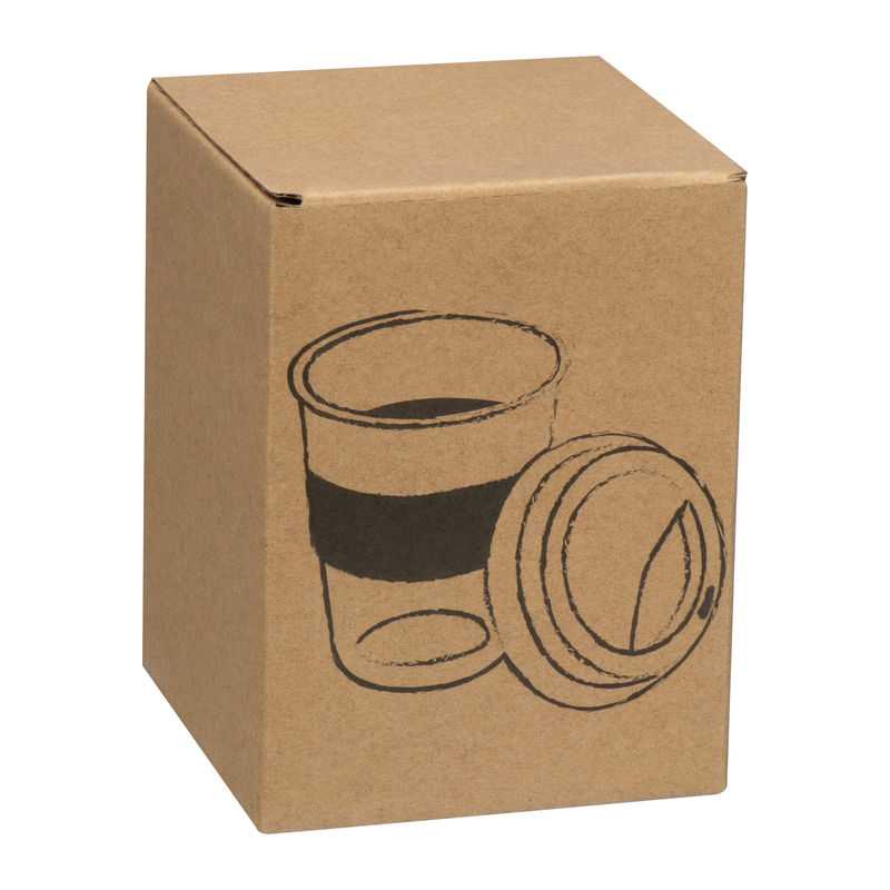 Sklenený hrnček so silikónovým puzdrom a vekom > zelená