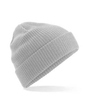 Unisex čiapka (Beechfield Organic Cotton Beanie) > šedá (light)