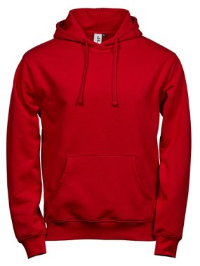 Unisex mikina (Tee Jays Power Hoodie) > červená > XL