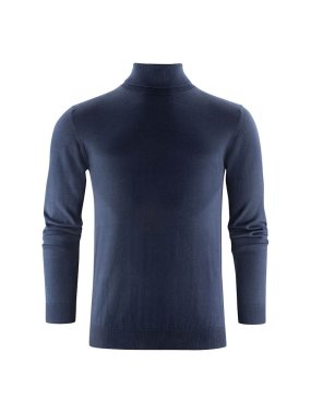 Pánsky sveter (James Harvest ASHLAND TURTLE) > modrá (navy) > 3XL