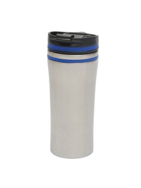 Cestovný hrnček > strieborná/modrá