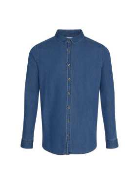 Pánska košeľa (So Denim JACK DENIM SHIRT) > modrá (dark) > M
