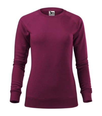 Dámska mikina (MALFINI Merger) > červená (plum melír) > XS