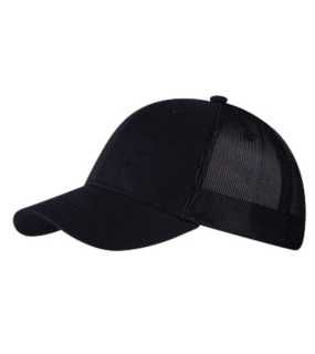 6 panelová šiltovka > čierna