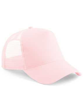 Unisex šiltovka (Beechfield Snapback Trucker) > ružová (pastel) / ružová (pastel)