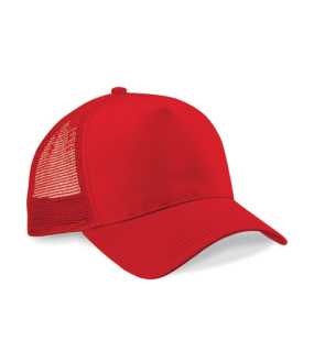 Unisex šiltovka (Beechfield Snapback Trucker) > červená(classic) / červená (classic)