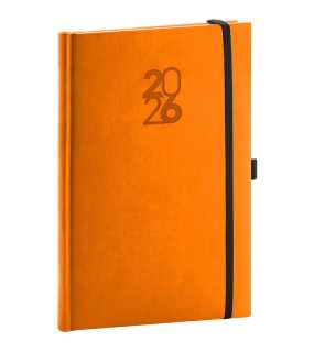 Diár (Aprint Top 2026) - 15 x 21 x 2 cm  > oranžová > týždenný A5