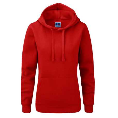 Dámska mikina (RUSSELL AUTHENTIC HOODED/W) > červená (classic) > XS