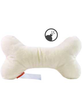 Hračka pre psa (MBW Dog toy bone) > béžová (cream)