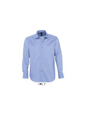Pánska košeľa (SOLS BRIGHTON MENS LONG SLEEVE STRETCH SHIRT)>modrá (bright sky)>4XL