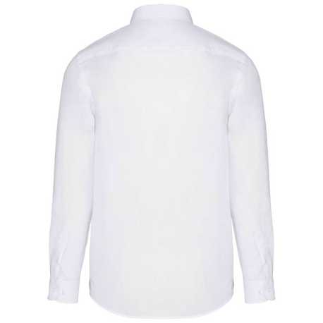 Pánska košeľa (KARIBAN JOFFREY LONG SLEEVE SHIRT) > biela > 2XL