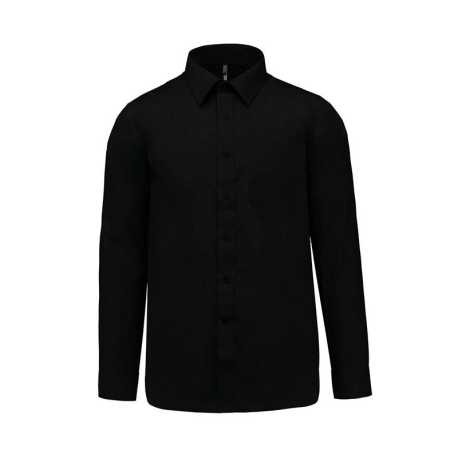 Pánska košeľa (KARIBAN JOFFREY LONG SLEEVE SHIRT) > čierna > 2XL