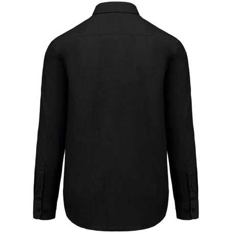 Pánska košeľa (KARIBAN JOFFREY LONG SLEEVE SHIRT) > čierna > 2XL