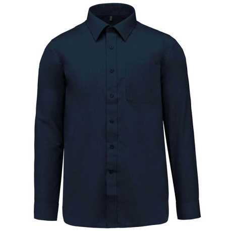 Pánska košeľa (KARIBAN JOFFREY LONG SLEEVE SHIRT) > modrá (navy) > 4XL