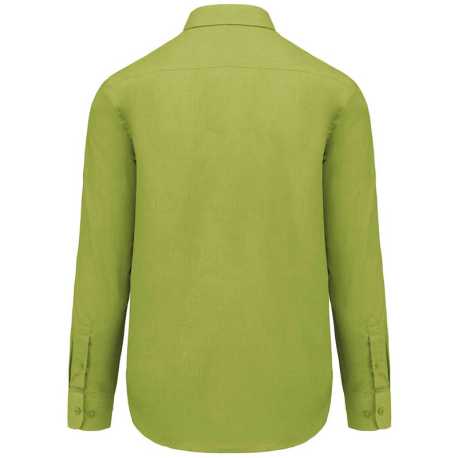 Pánska košeľa (KARIBAN JOFFREY LONG SLEEVE SHIRT) > zelená (burnt lime) > 2XL