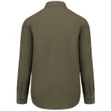Pánska košeľa (KARIBAN JOFFREY LONG SLEEVE SHIRT) > hnedá (light khaki) > 2XL