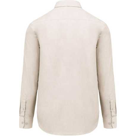 Pánska košeľa (KARIBAN JOFFREY LONG SLEEVE SHIRT) > šedá (angora) > 5XL