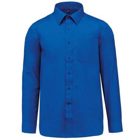 Pánska košeľa (KARIBAN JOFFREY LONG SLEEVE SHIRT) > modrá (light royal) > 2XL