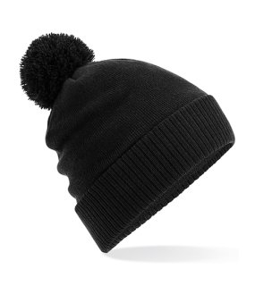 Unisex čiapka (Beechfield Water Repellent Thermal Snowstar Beanie) > čierna