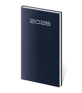 Diár (Old Karachi 2026) - 8 x 15 cm > modrá > týždenný vreckový