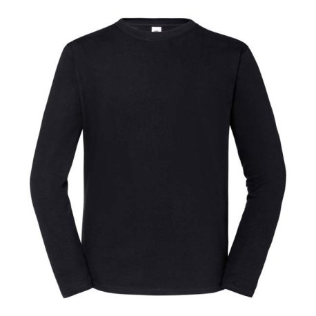 Unisex tričko (FOL ICONIC 195 RINGSPUN PREMIUM LONG SLEEVE T) > čierna > S