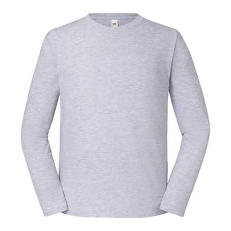 Unisex tričko (FOL ICONIC 195 RINGSPUN PREMIUM LONG SLEEVE T) > šedá (heather) > S