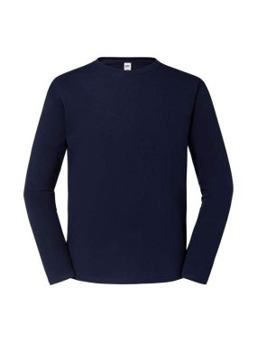 Unisex tričko (FOL ICONIC 195 RINGSPUN PREMIUM LONG SLEEVE T) > modrá (deep navy) > 3XL