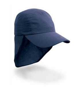 Detská 5 panelová šiltovka (RESULT JUNIOR ULTI LEGIONNAIRE CAP) > modrá (navy)