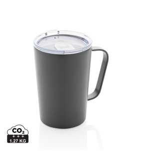 Termohrnček z RCS recyklovanej ocele 420ml > šedá (anthracite)