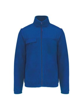 Unisex bunda (FLEECE JACKET WITH REMOVABLE SLEEVES) > modrá (royal) > M