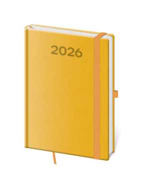Diár (Print Pop 2026) - 14,5 x 20,5 cm > žltá > týždenný A5