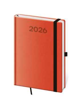 Diár (Print Pop 2026) - 14,5 x 20,5 cm > oranžová > týždenný A5