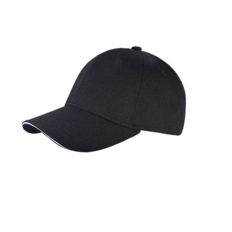 6 panelová šiltovka > čierna