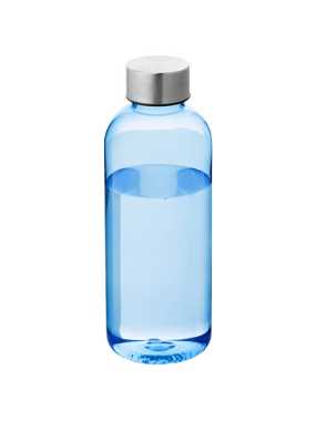 Fľaša > transparentná modrá / strieborná