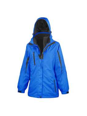 Dámska bunda(RESULT LADIES 3IN1 JOURNEY JACKET WITH SOFTSHELL INNER)>modrá(royal)/čierna>M
