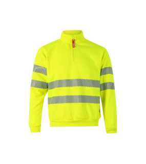 Pánska mikina (VELILLA RS SWEATSHIRT) > žltá (hi-vis) > S