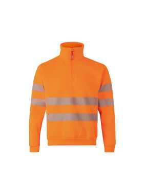 Pánska mikina (VELILLA RS SWEATSHIRT) > oranžová (hi-vis) > L