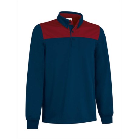 Pánska polokošeľa (HURRICANE) > modrá (orion navy) / červená (lotto) > 3XL