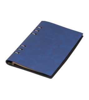 Kružkový zakladač A5 s PU obalom  > modrá (dark)