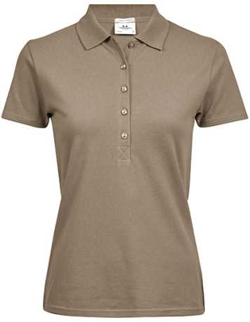 Dámska polokošela (Tee Jays Womens Luxury Stretch Polo) > béžová (kit) > M