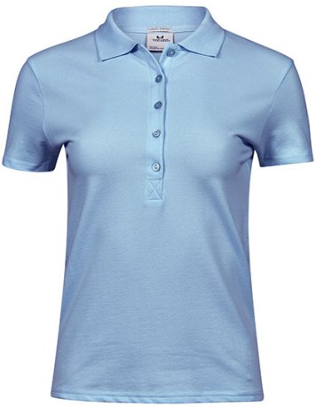 Dámska polokošela (Tee Jays Womens Luxury Stretch Polo) > modrá (light) > 2XL