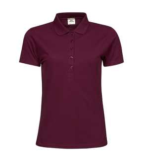Dámska polokošela (Tee Jays Womens Luxury Stretch Polo) > červená (wine) > S