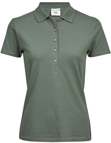 Dámska polokošela (Tee Jays Womens Luxury Stretch Polo) > zelená (leaf) > L