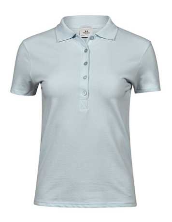 Dámska polokošela (Tee Jays Womens Luxury Stretch Polo) > modrá (ice) > 2XL