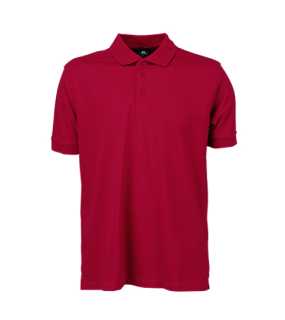 Unisex polokošela (Tee Jays Mens Luxury Stretch Polo) > červená (deep) > 3XL