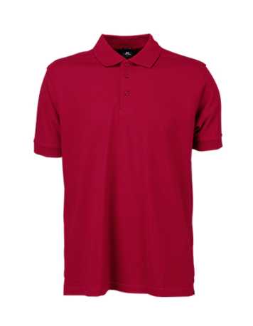 Unisex polokošela (Tee Jays Mens Luxury Stretch Polo) > červená (deep) > 2XL